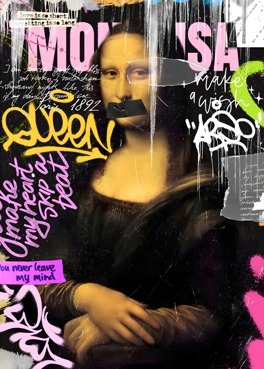 Obraz na plátně ML street art