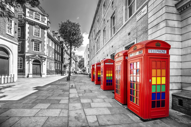 Plakát LONDON Pride on the streets - colorkey