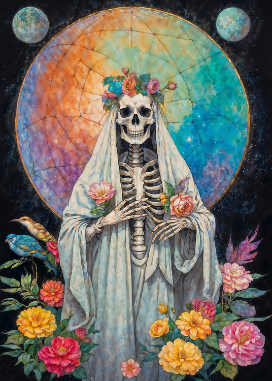 Plakát La Madrina, Santa Muerte