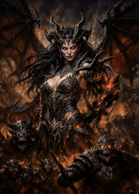 Plakát Queen of Hell Lilith