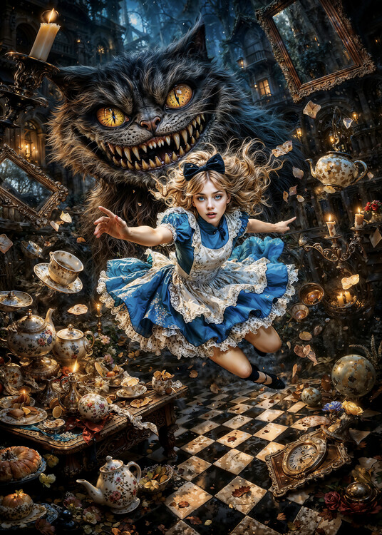 Plakát Chaos in Wonderland, Alice in Wonderland Inspired