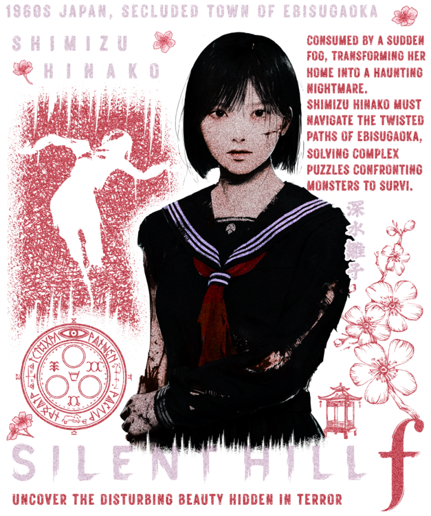 Tričko Silent Hill f - Shimizu Hinako