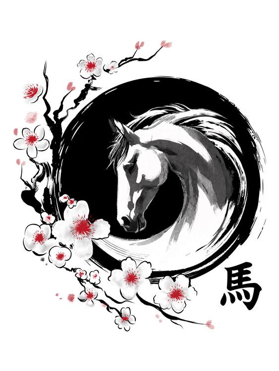 Plakát Year of the horse