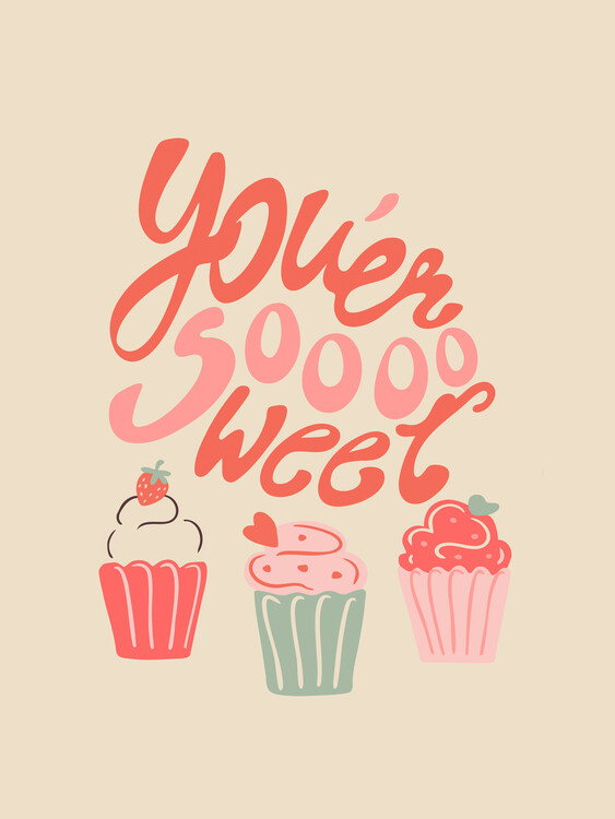 Plakát Soooo Sweet Cupcakes