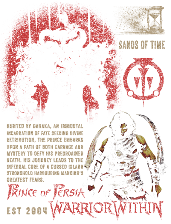 Tričko Prince of Persia Warrior Within