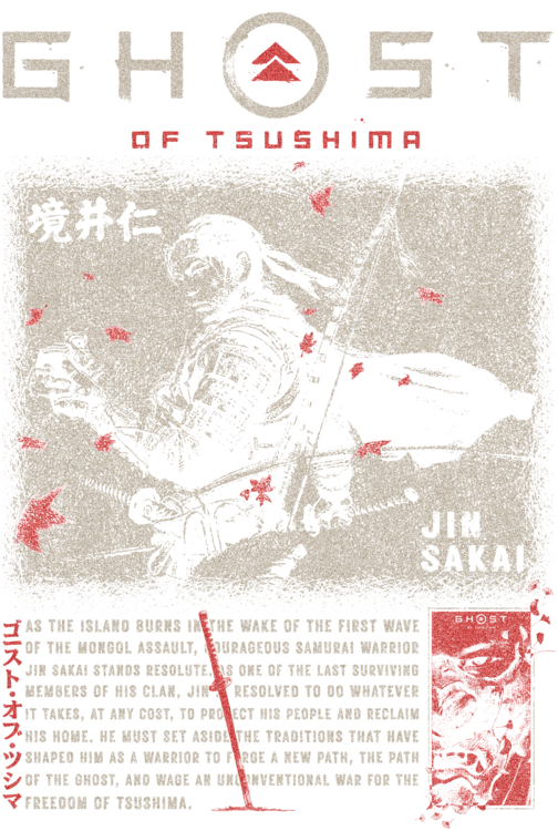 Tričko Ghost of Tsushima