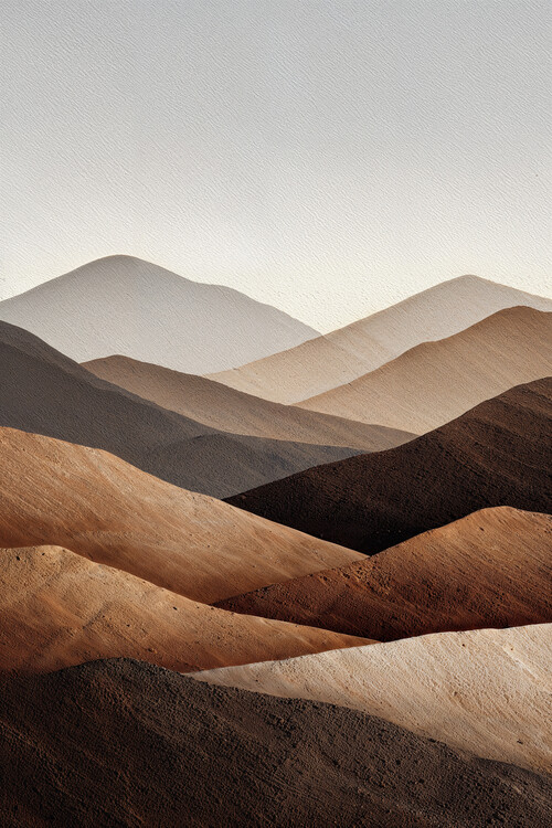 Plakát Desert Layers