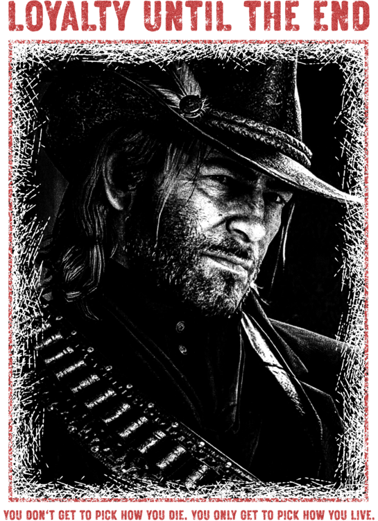 Tričko Artur Morgan - Loyalty until the end