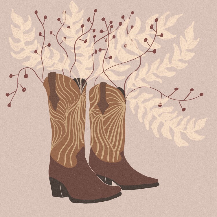 Plakát Cowboy boots