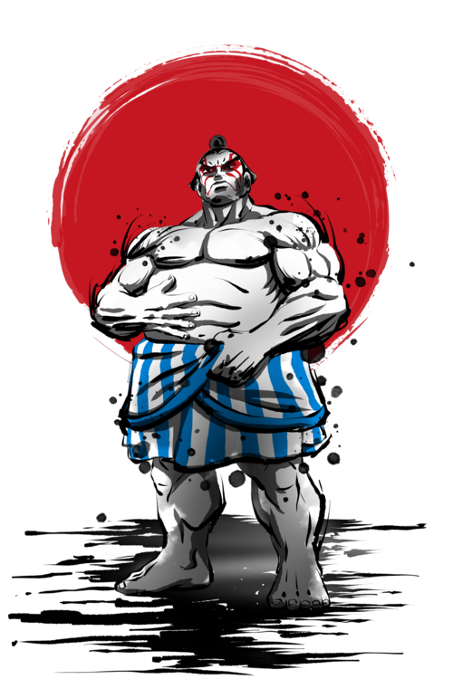 Tričko Sumo Fighter