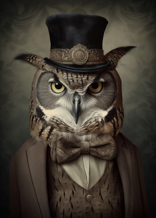 Plakát Owl Portrait