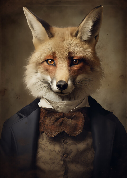 Plakát Fox Portrait
