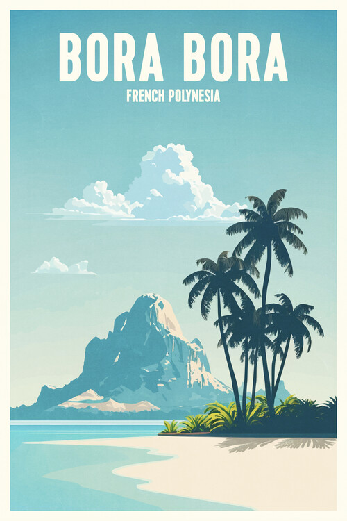 Plakát Bora Bora
