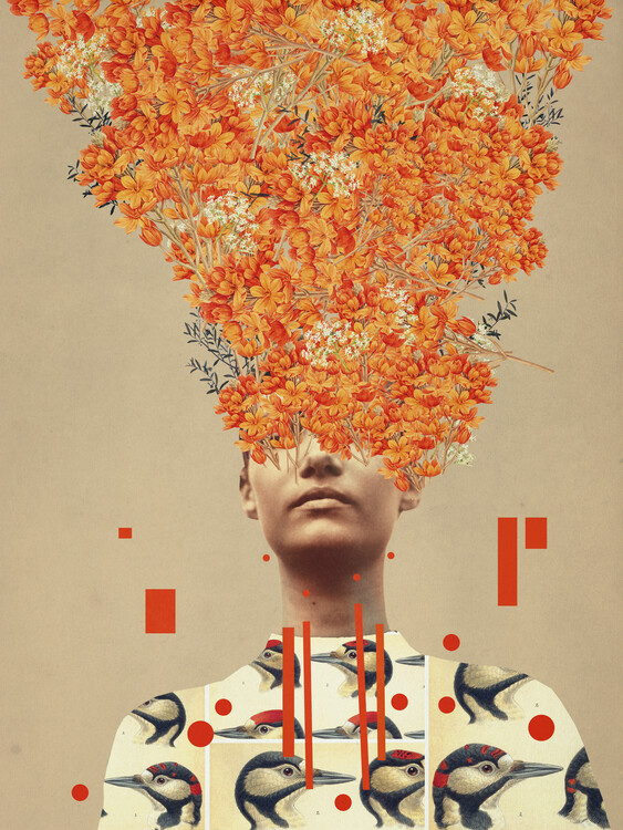 Plakát Bird Flight In Autumn