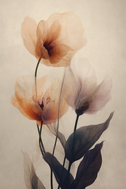 Samolepka Ethereal Blossoms