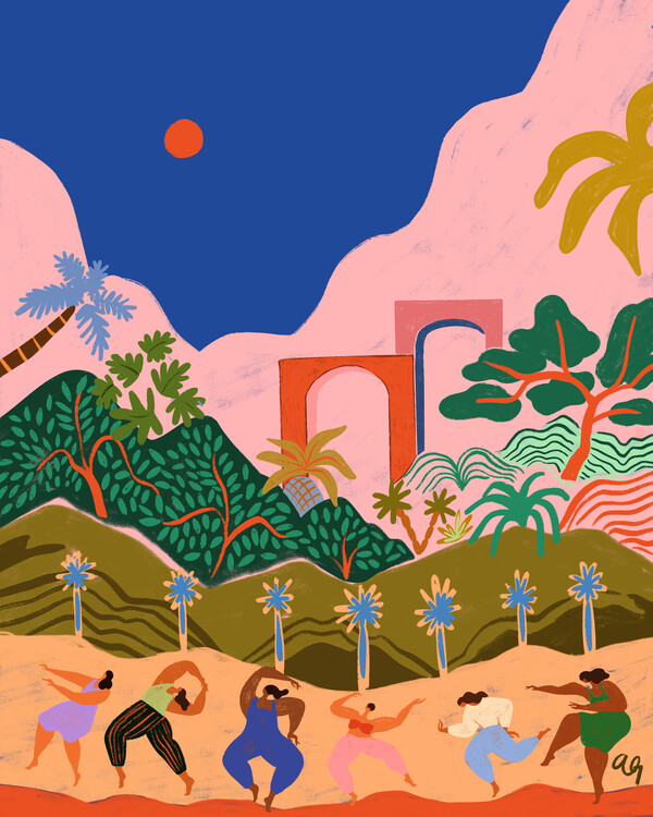 Samolepka Dancing In Paradise