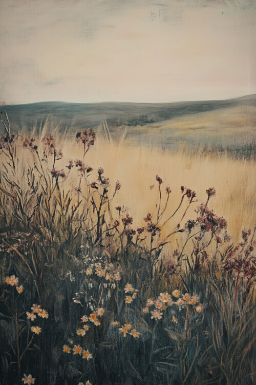 Samolepka Landscape Wild Flower