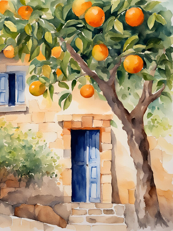 Samolepka Orangetree