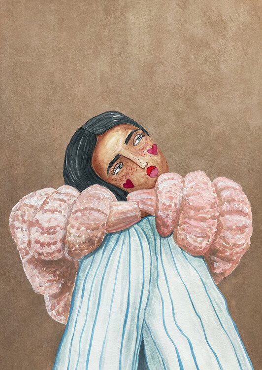 Plakát Dreaming girl