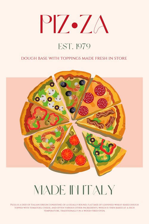 Obraz na plátně Slices of Italy