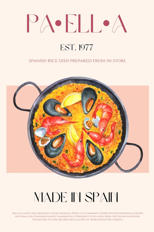 Obraz na plátně Paella Delight