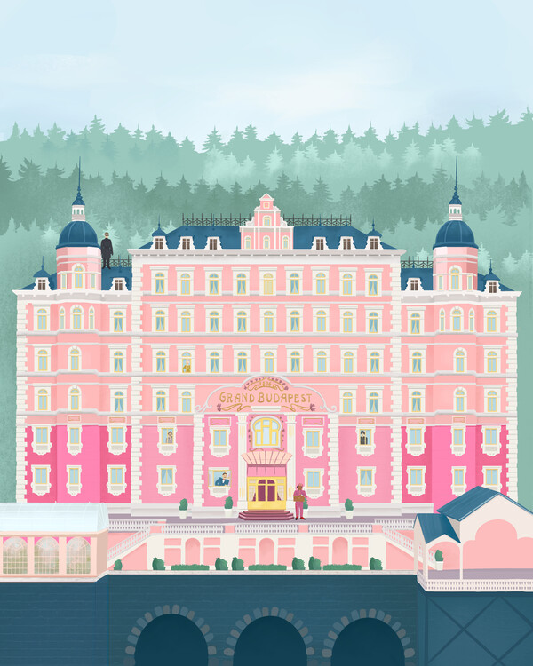 Plakát The Grand Budapest Hotel