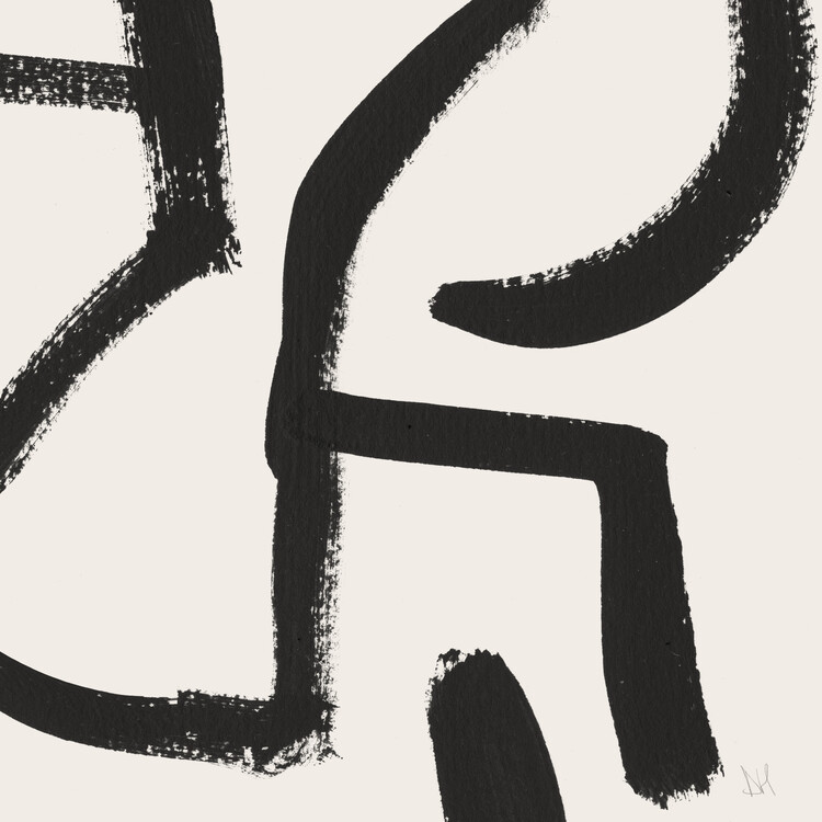 Plakát Curvy Lines No2