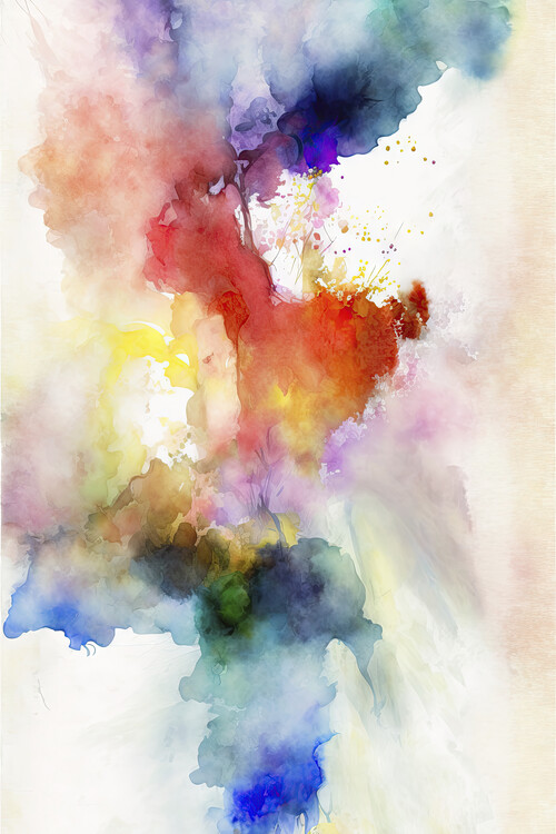 Plakát Vibrant Whirlwind