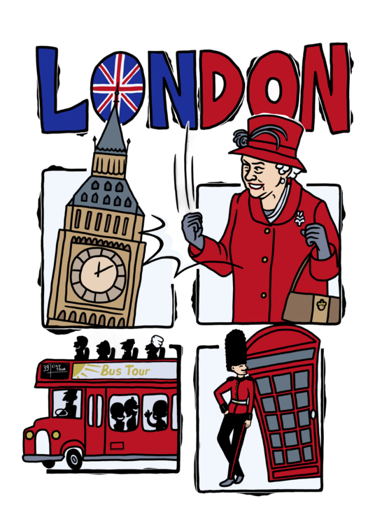 Tričko Happy London