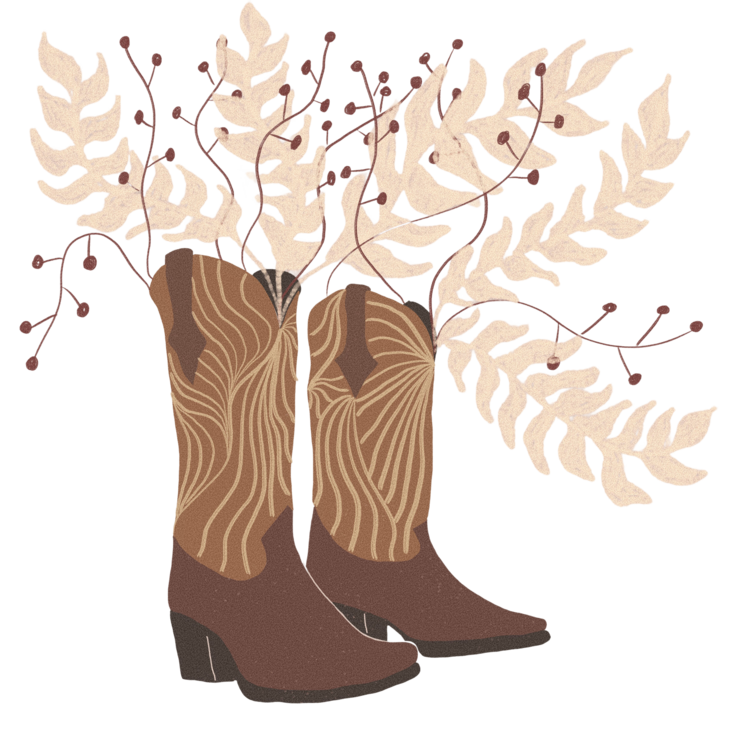 Tričko Cowboy boots