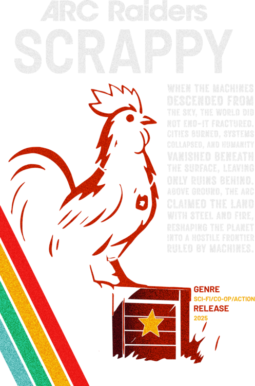 Tričko Arc Raiders Scrappy