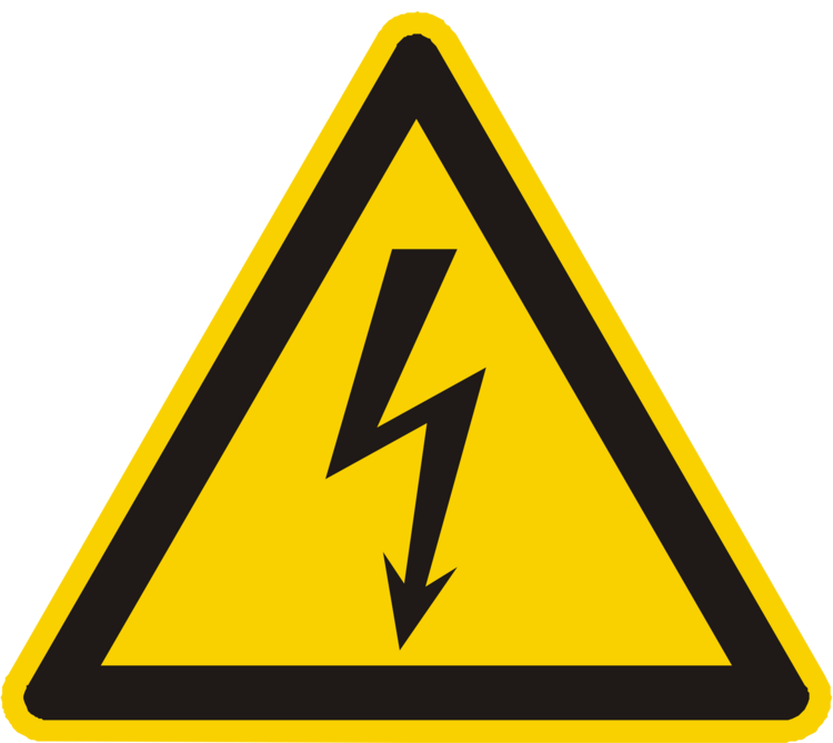 Tričko Electrical hazard