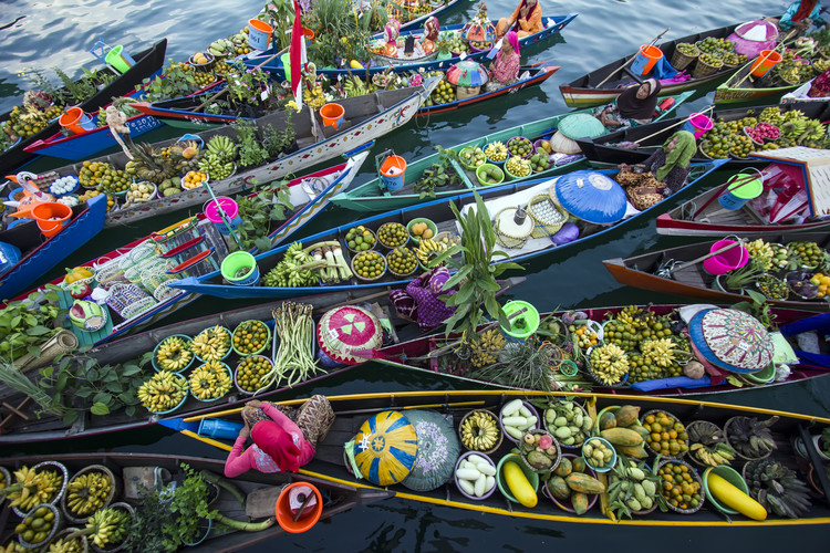 Arte Fotográfica Banjarmasin Floating Market