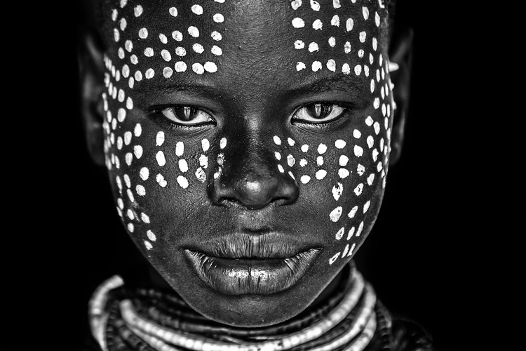 Africano Bellezza Tela Muro Arte Nero Persona Donna Arte Poster