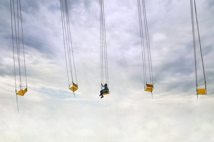 Valokuvataide Up in the air!