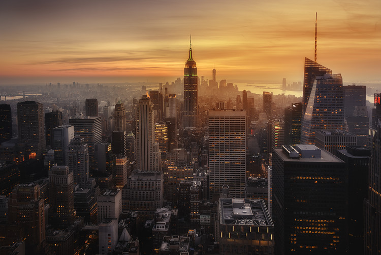 Fototapete Manhattan's light