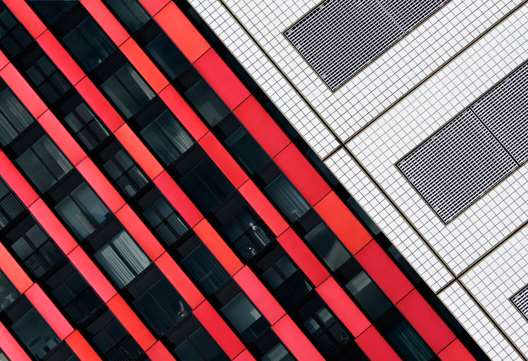 Kunstfotografie Red diagonals.