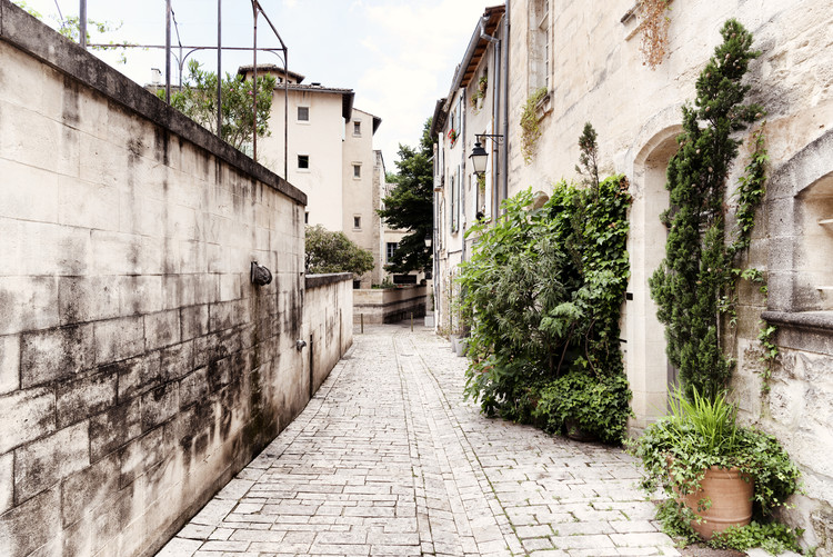 Fotografie de artă Street Scene in Uzès