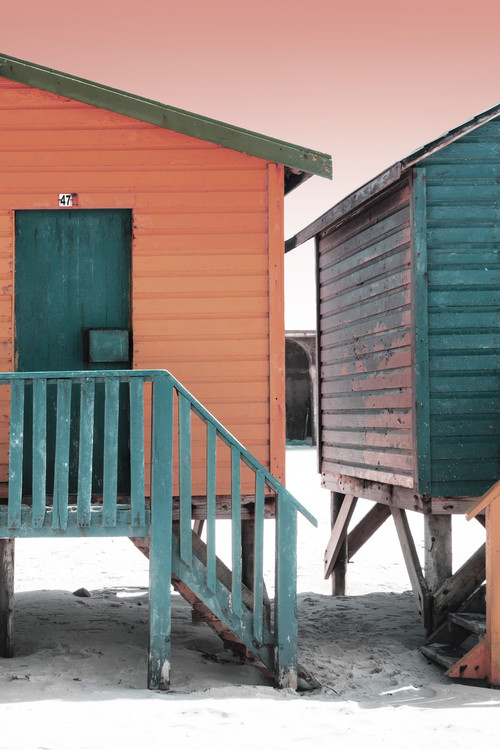 Kunstfotografie Colorful Houses Forty Seven Brick & Greensea