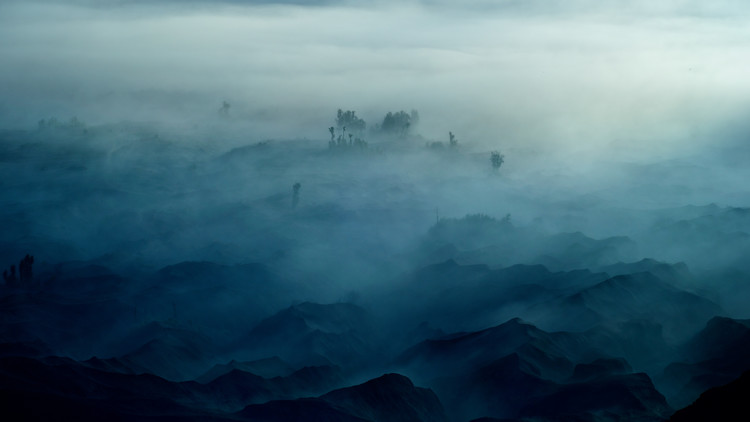 Fotobehang Land of Fog