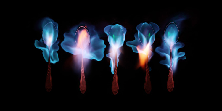 Arte Fotográfica Burning magic potion