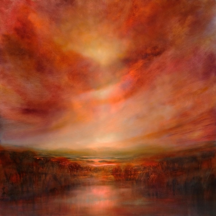 Canvas Print Evening glow