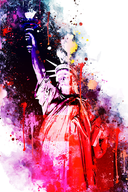 Valokuvataide NYC Watercolor 036