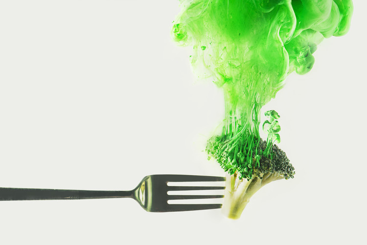 Arte Fotográfica Disintegrated broccoli