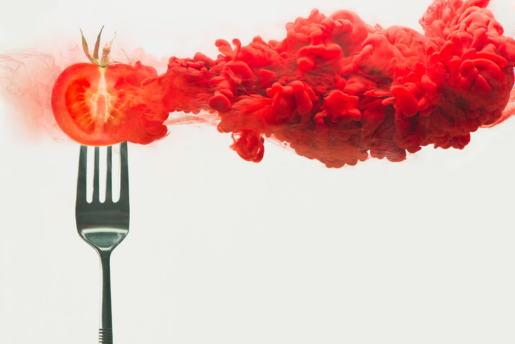 Arte Fotográfica Disintegrated tomato