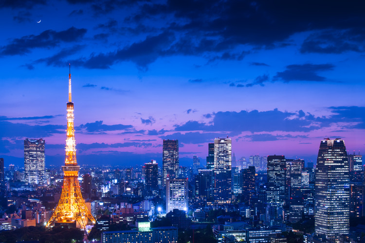 Fotografie Tokyo night view, Takao Kataoka, 40x26.7 cm