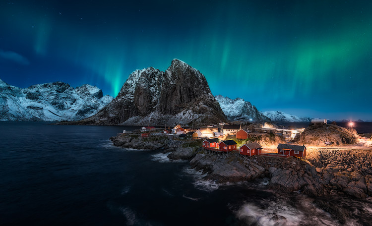 Photographie artistique Dancing over Hamnoy