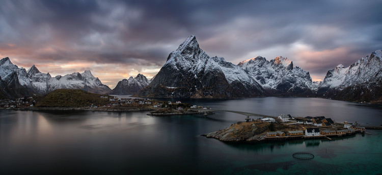 Konstfotografering Reinefjorden