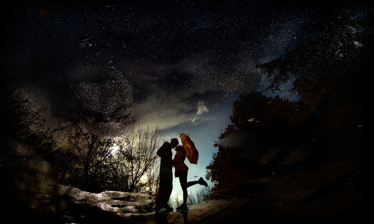 Art Photography The first kiss.