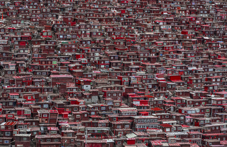 Valokuvatapetti Red houses